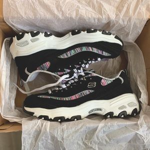 Sketchers D’lites interlude black multi Y2K